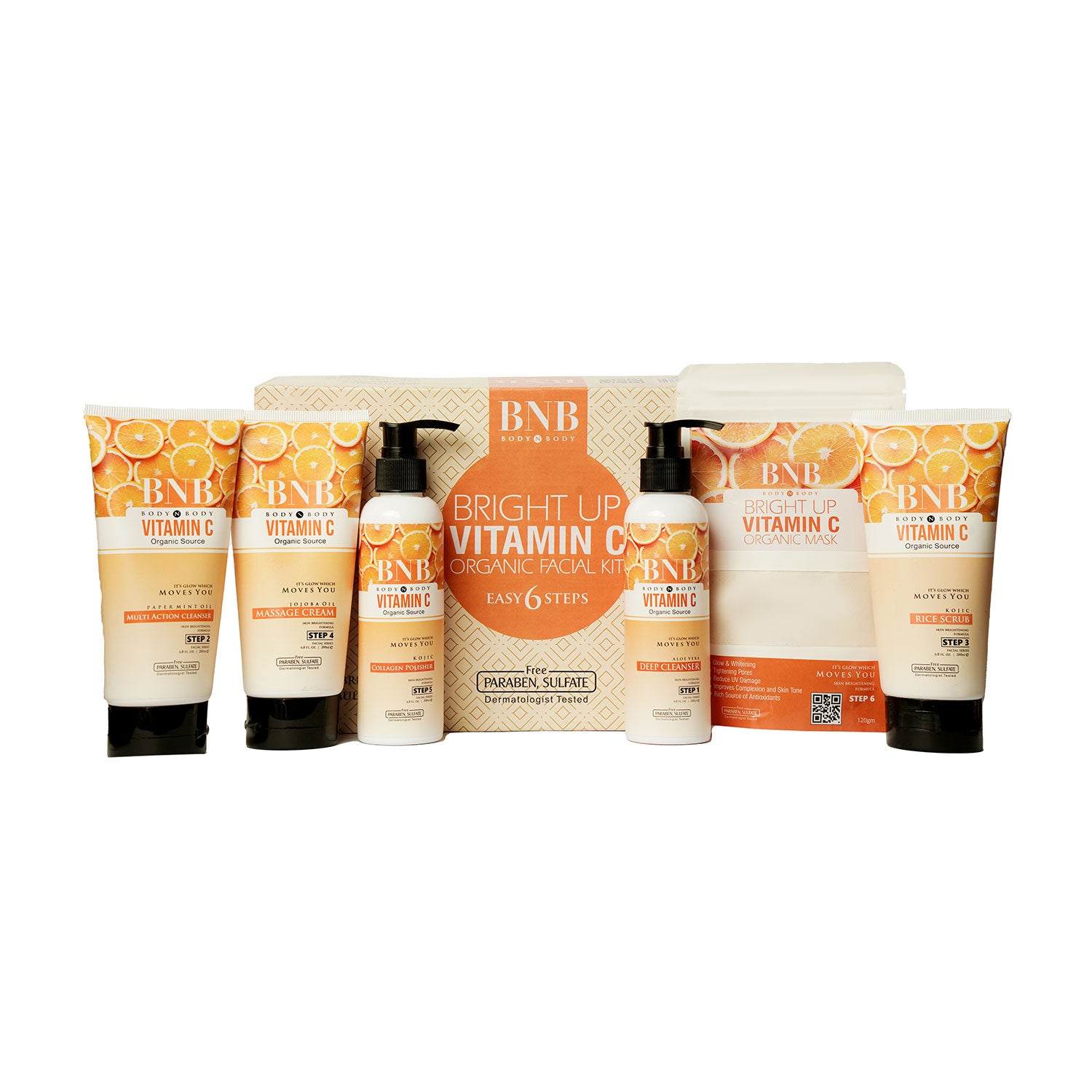 Organic Vitamin C Facial Kit 20 Step Pakistan   BNB