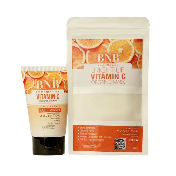 Bright up Vitamin C Mask and Face Wash