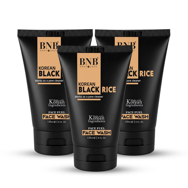 Korean Black Rice Face Wash ( Pack Of 3 )