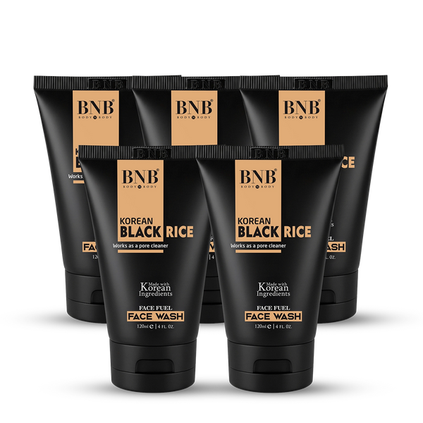 Korean Black Rice Face Wash ( Pack Of 5 )