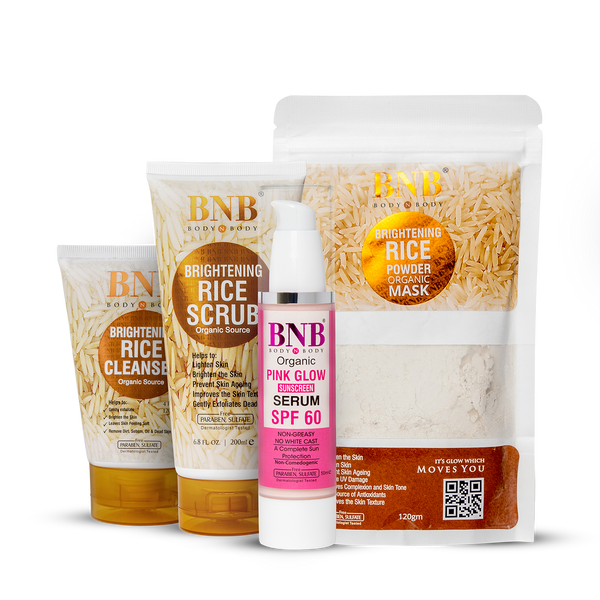 BNB Opulent Glow Bundle (Rice Extract Kit + Pink Glow Spf60)