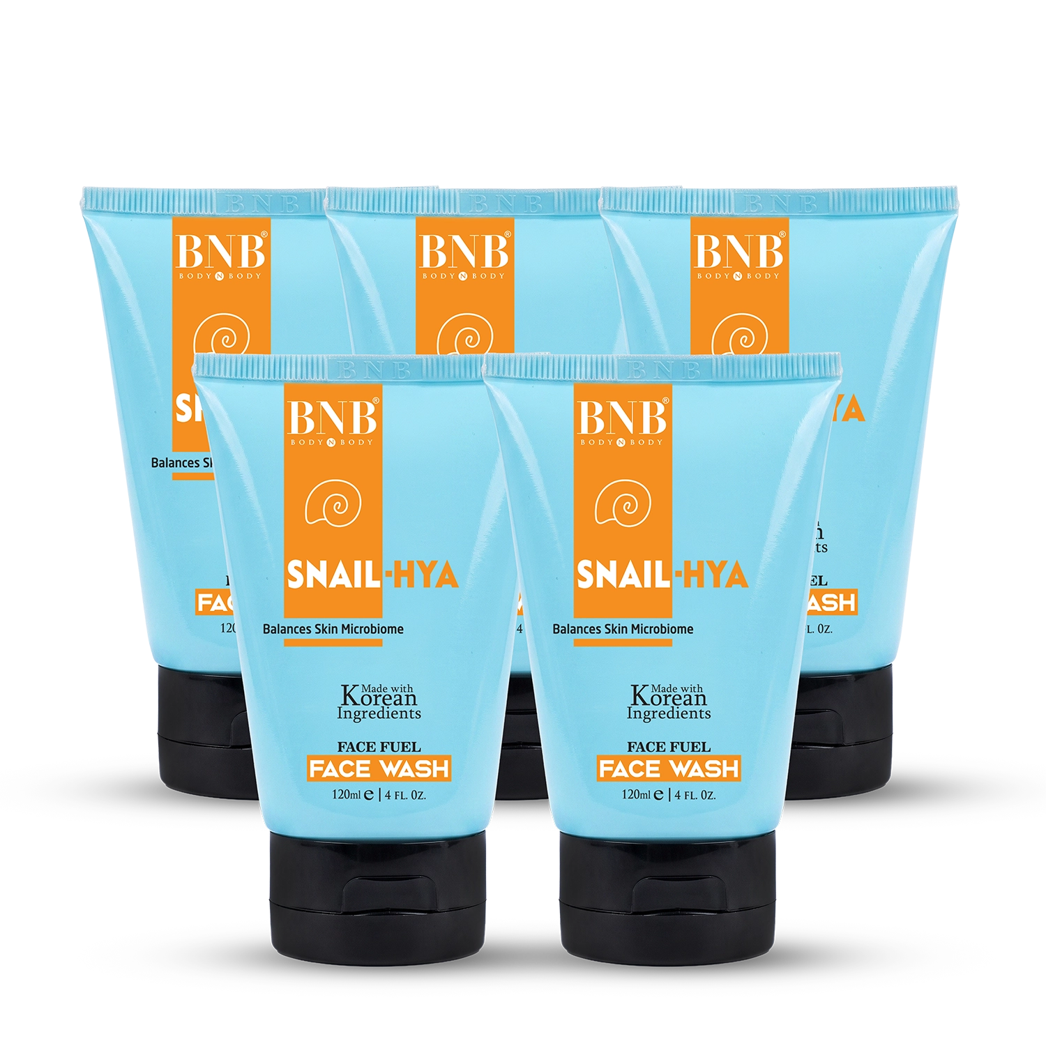 Snail-Hya Face Wash 120ml ( Pack Of 5 )